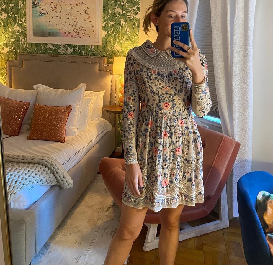 Needle & Thread Beaded Dress