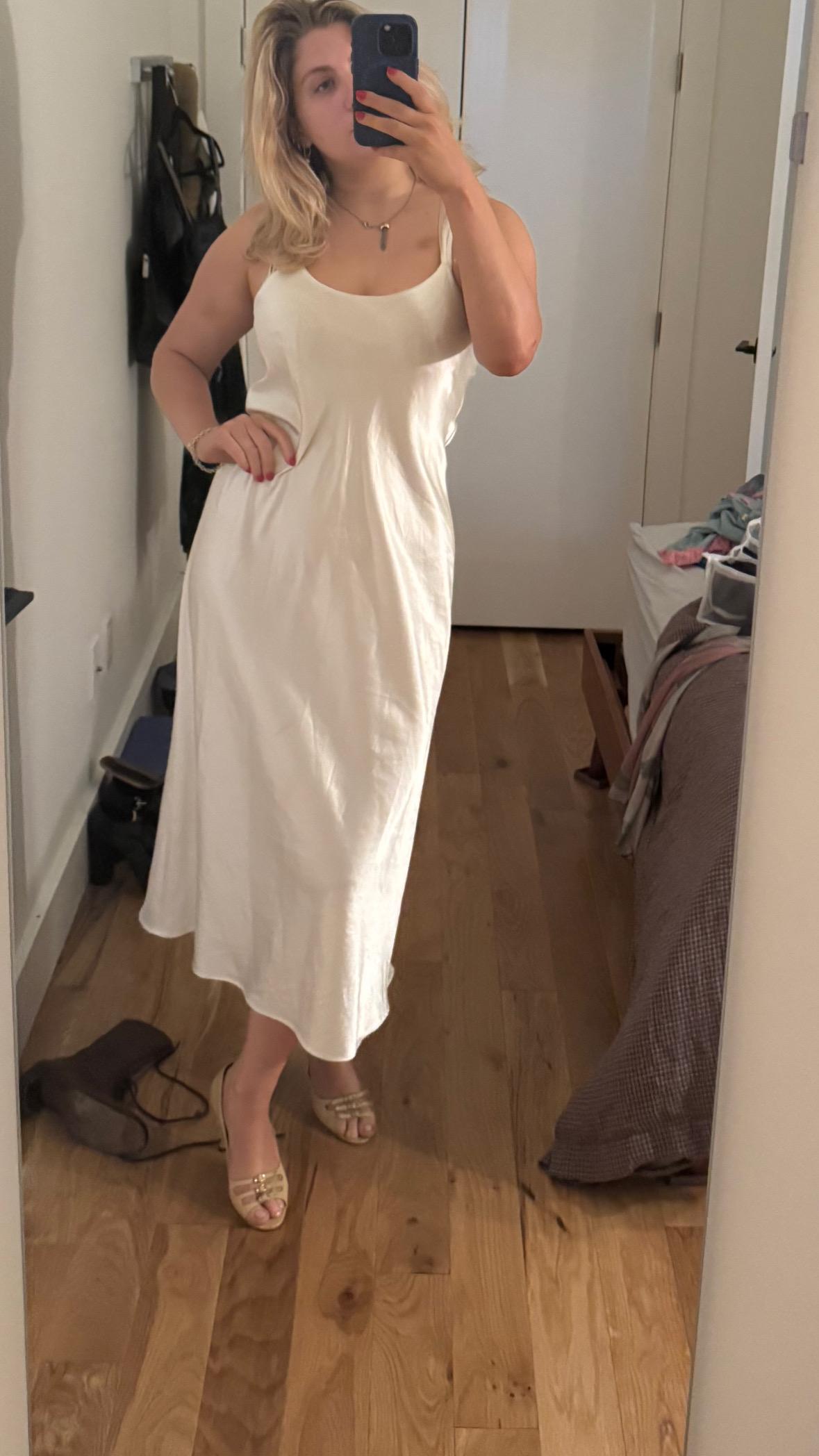 Simple White Maxi Dress