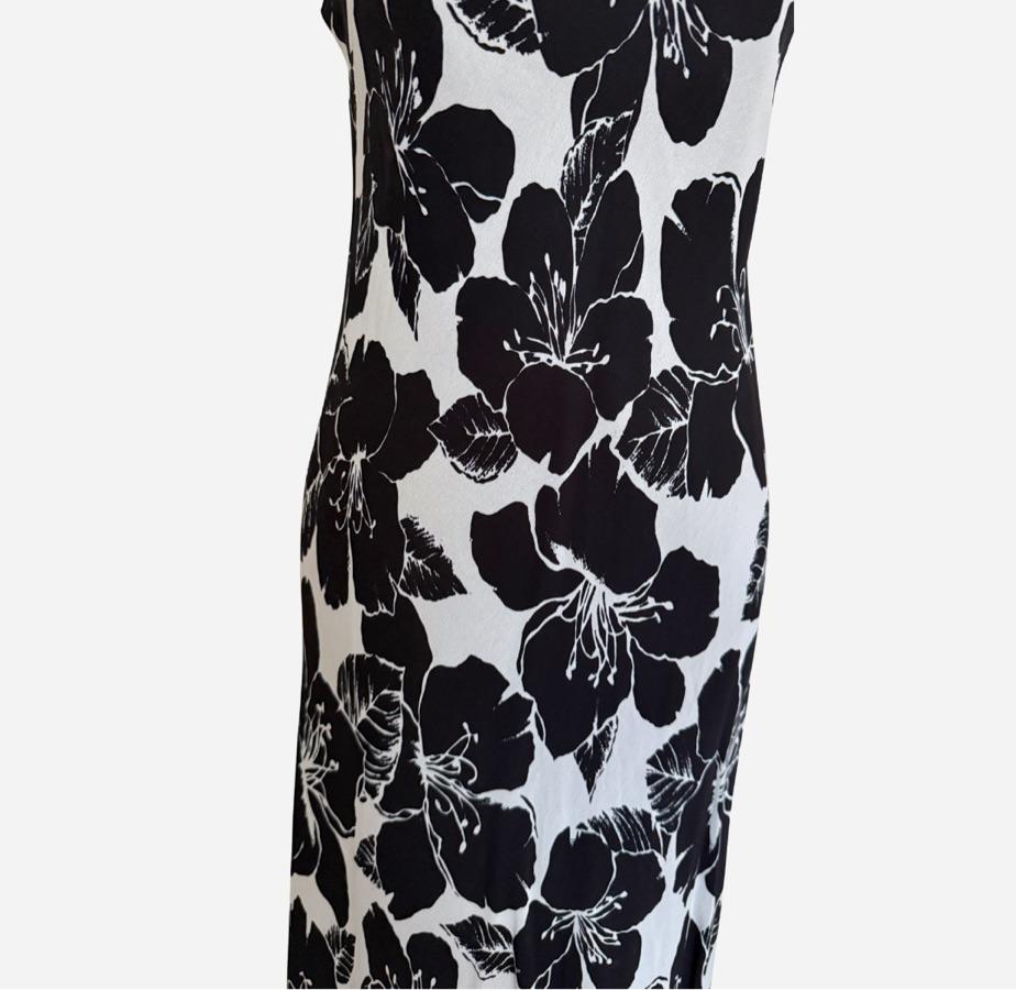 Vintage Black Floral Midi — photo 3 of 3