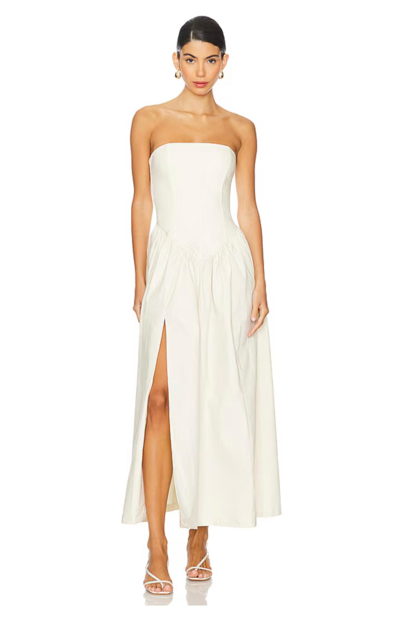 LPA Giana Maxi Dress in Ivory