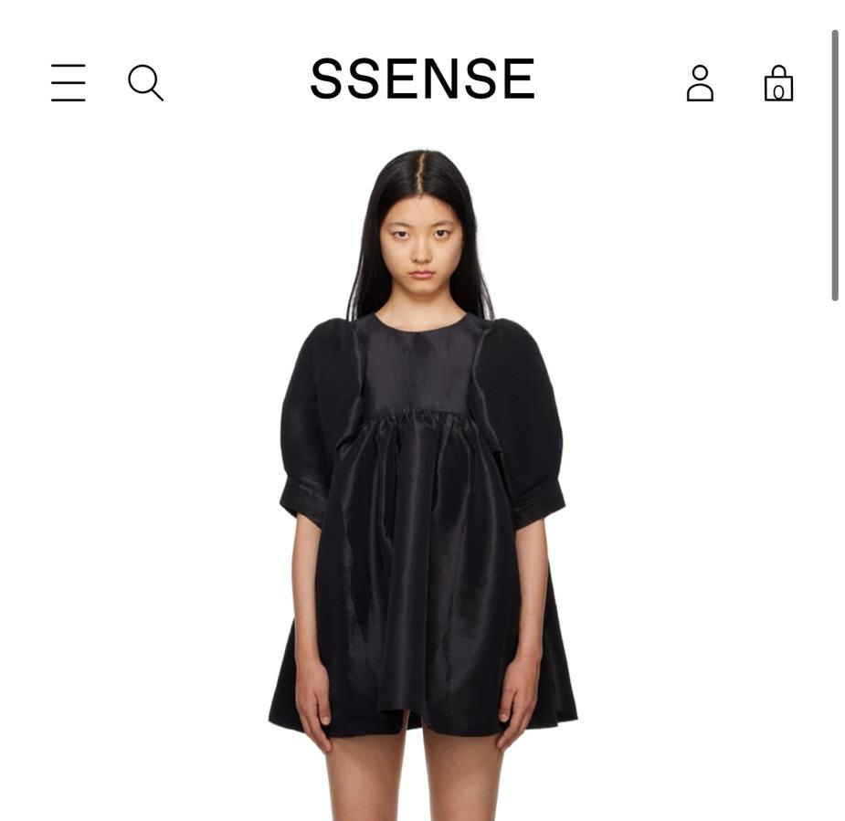 Black Kika Vargas Silk Shift Mini dress — photo 3 of 4
