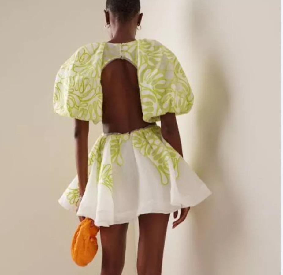 AJE Appliqué Mini Dress — photo 3 of 3