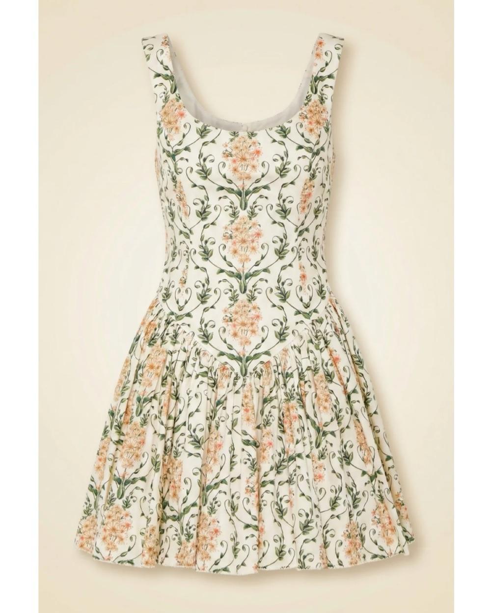 Plums Floral Corset Dress