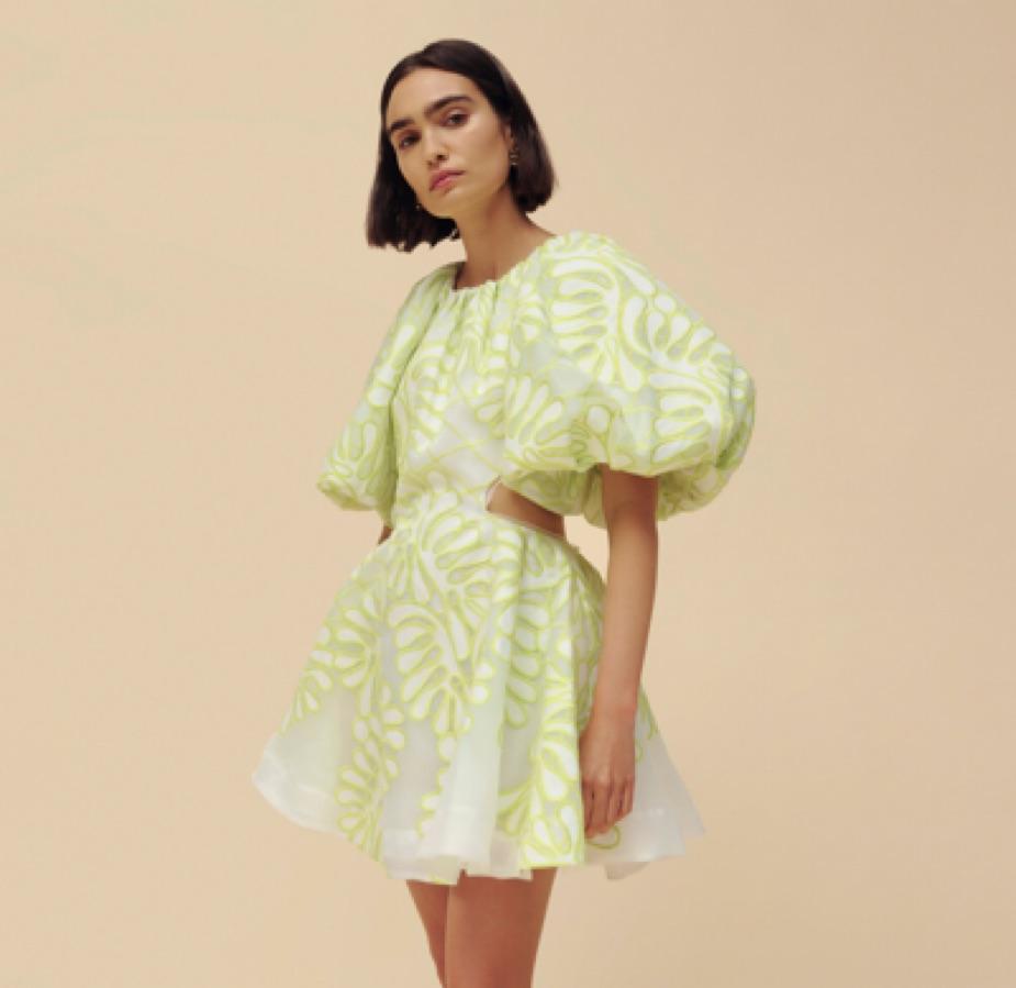 AJE Appliqué Mini Dress — photo 2 of 3