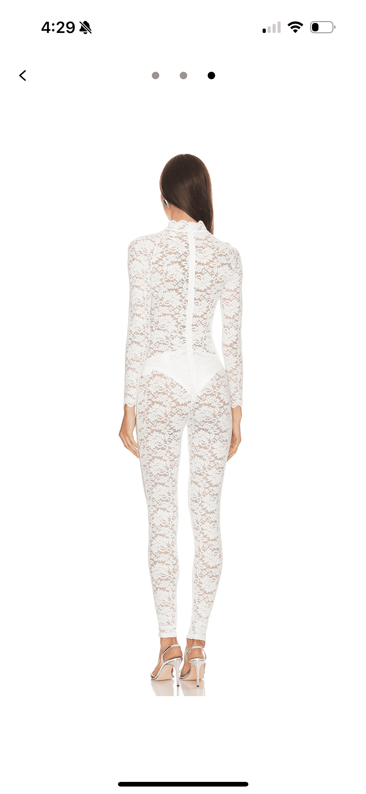 White Lace Jumpsuit — photo 4 of 5