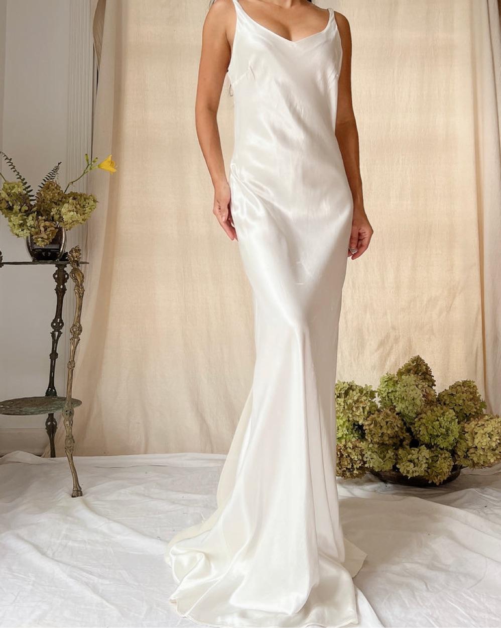 Vintage Bias Cut Slip Dress — photo 1 of 5