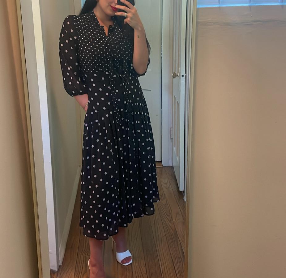 Polka Dot Midi Dress — photo 2 of 2
