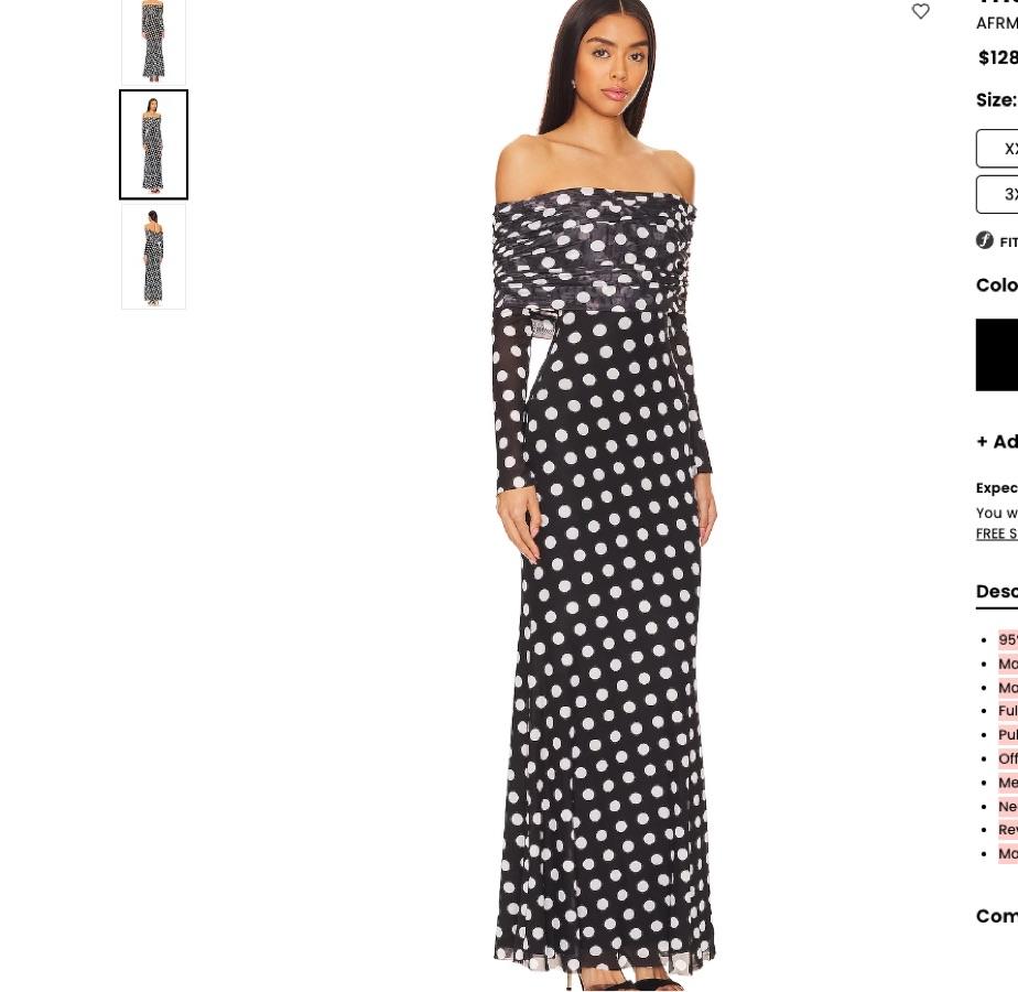 AFRM Thelma Dress — photo 2 of 3