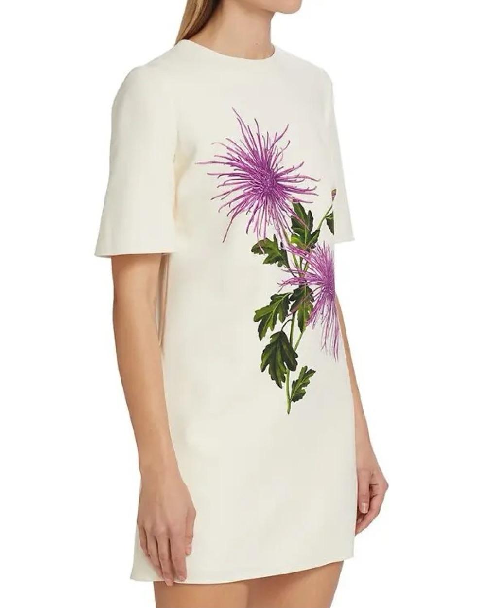 Oscar de la Renta Floral Mini Dress US 6 — photo 3 of 5