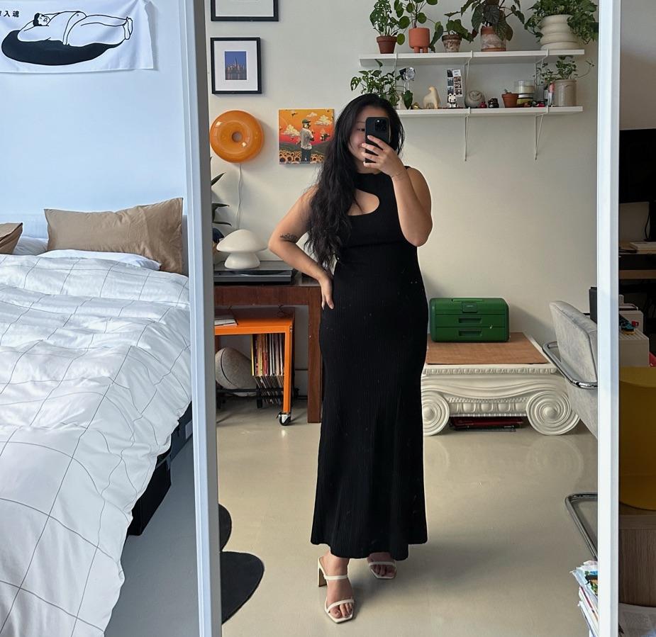 Asymmetrical Midi Dress — photo 4 of 5