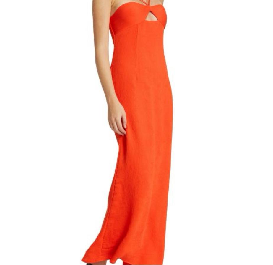 Staud Gianna Halter Maxi Dress — photo 2 of 5