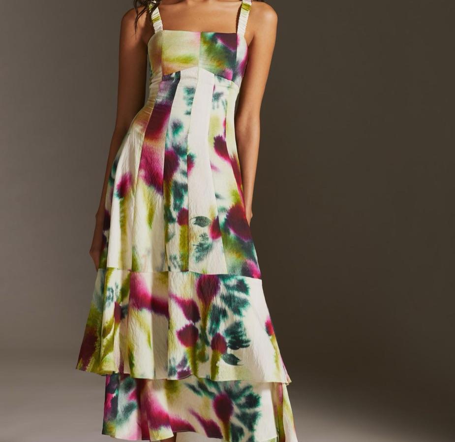 By Anthropologie Tiered Maxi — photo 4 of 4