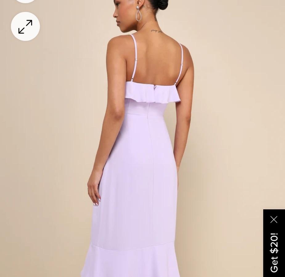 Lavender sleeveless maxi dress — photo 2 of 4