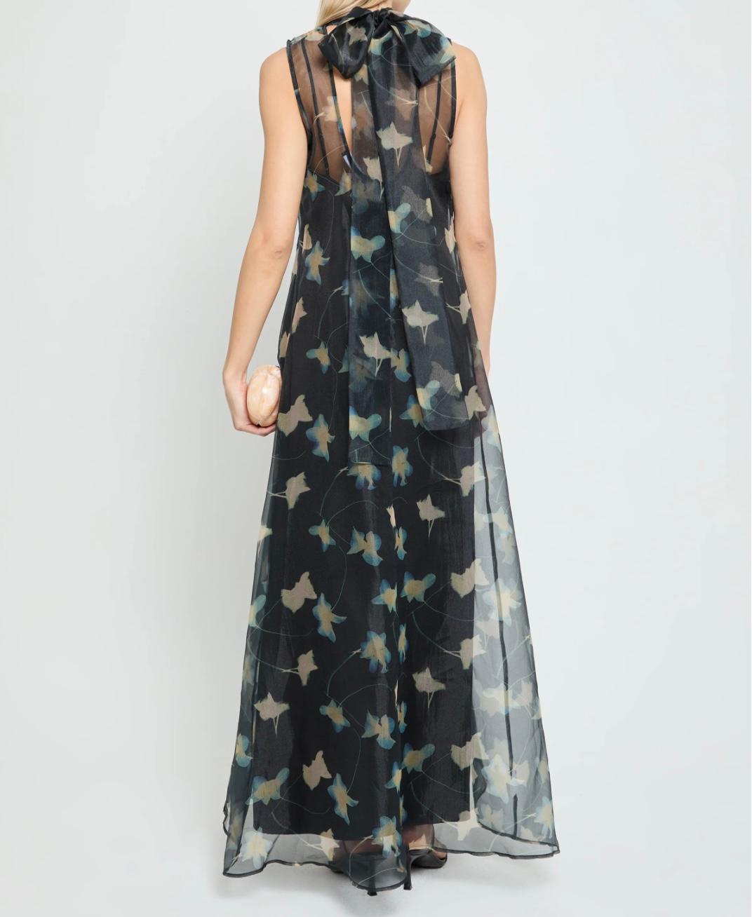 Sheer Floral Maxi Dress — photo 2 of 2
