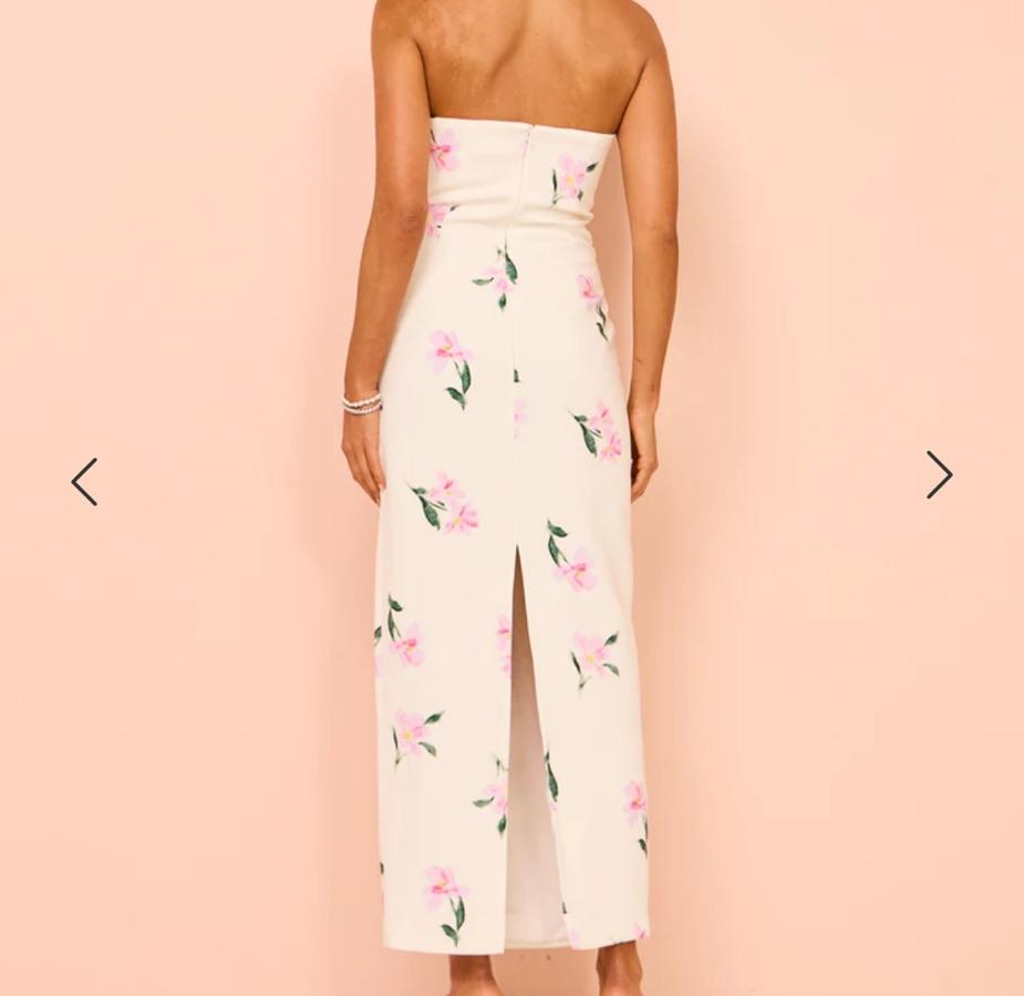 Coco and Lola White Midi Dress — photo 2 of 5