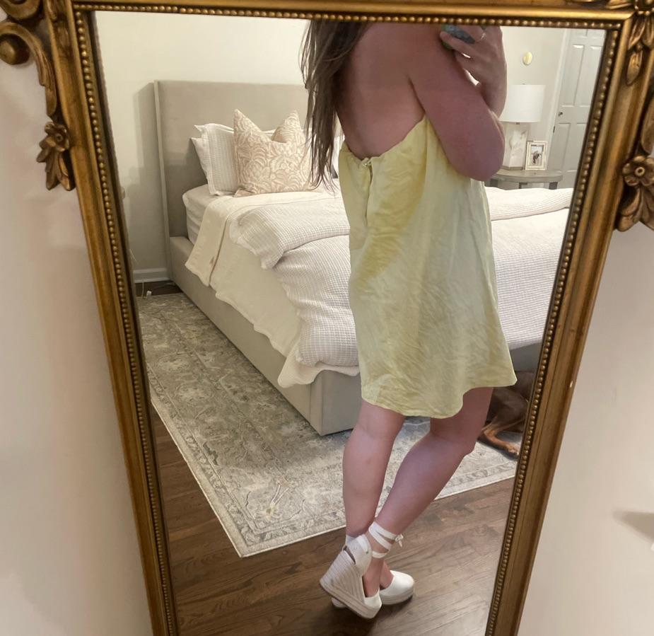 Reformation Stella Linen Dress — photo 5 of 5