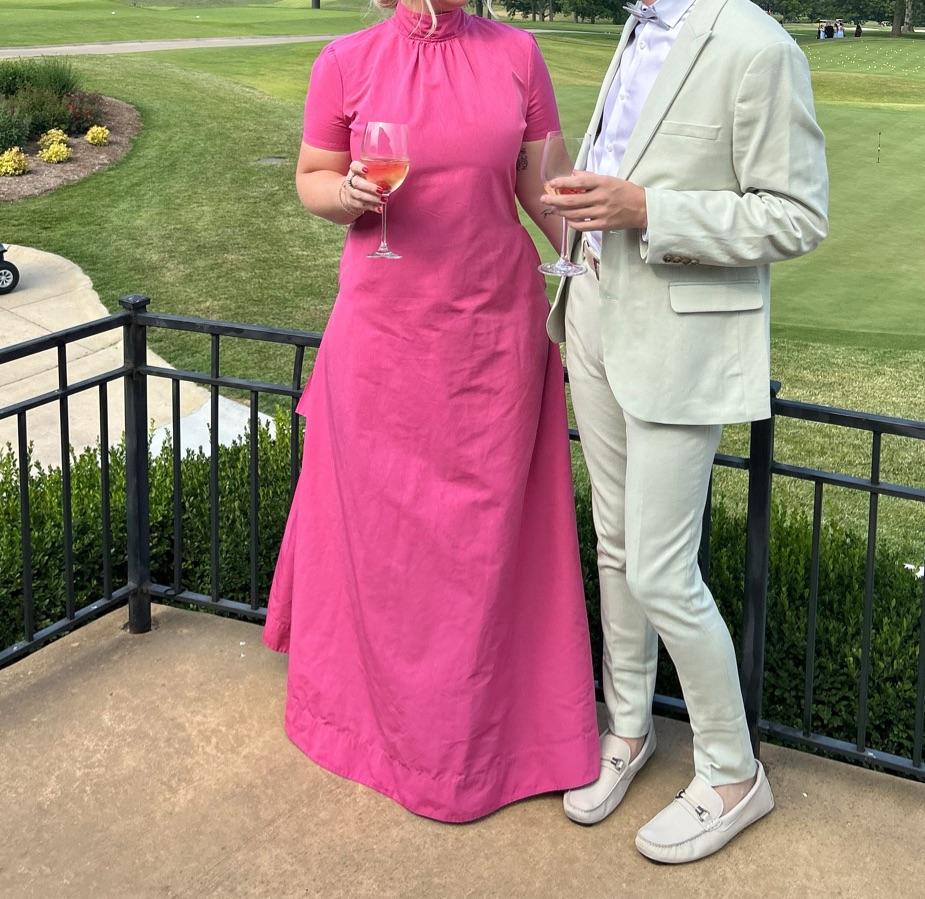 Pink Staud Dress