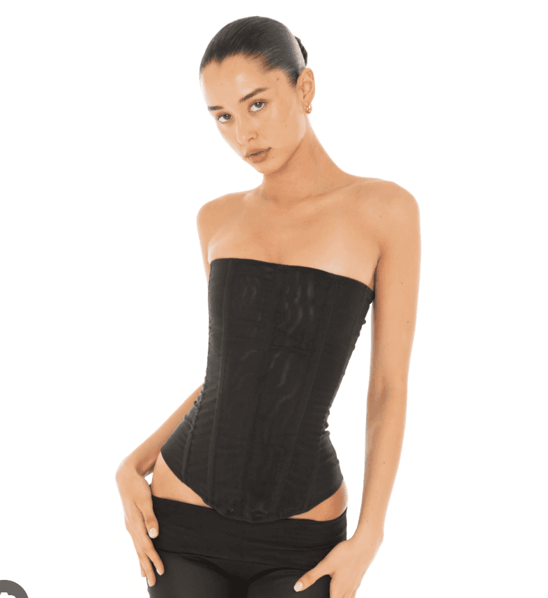 Are You Am I Black Corset — photo 2 of 2