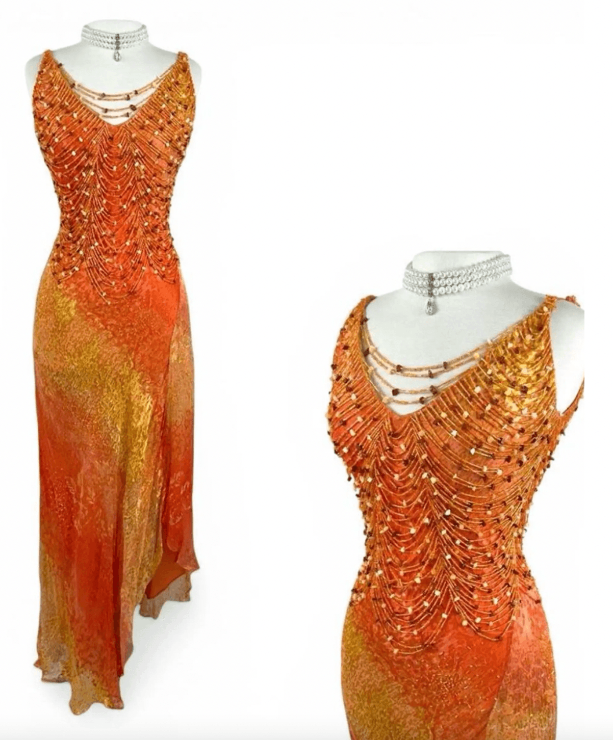 RARE Embellished Vintage Evening Dress — photo 3 of 3