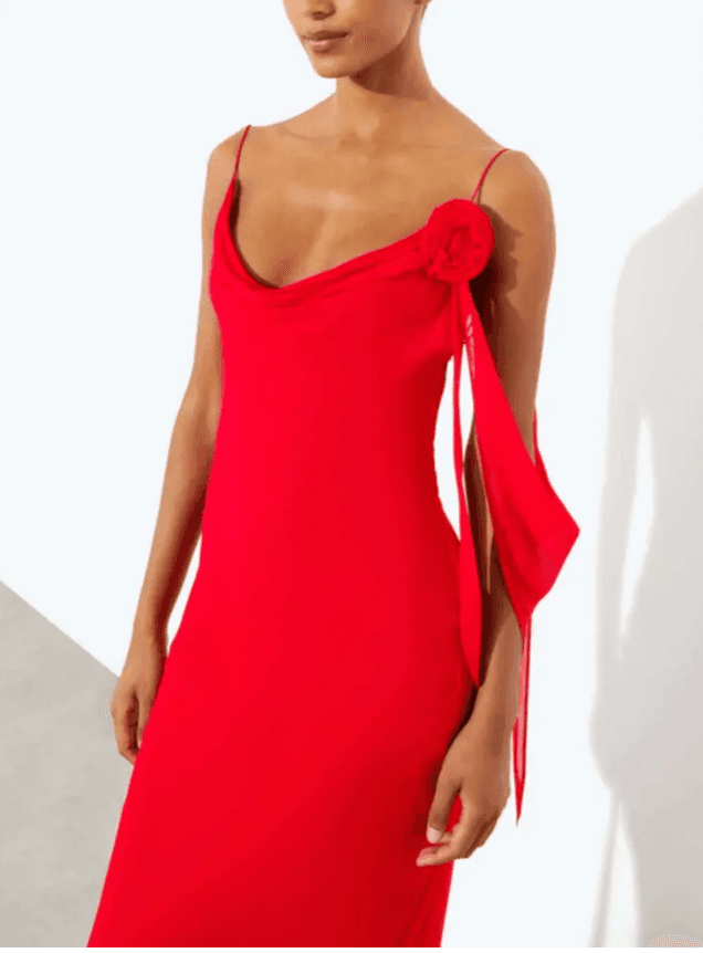 Rat & Boa Sirena Dress In Red — photo 2 of 3