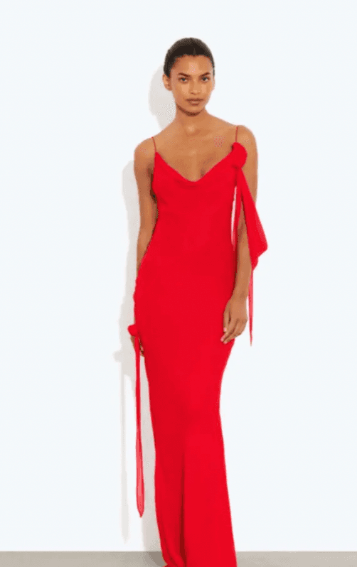 Rat & Boa Sirena Dress In Red — photo 3 of 3