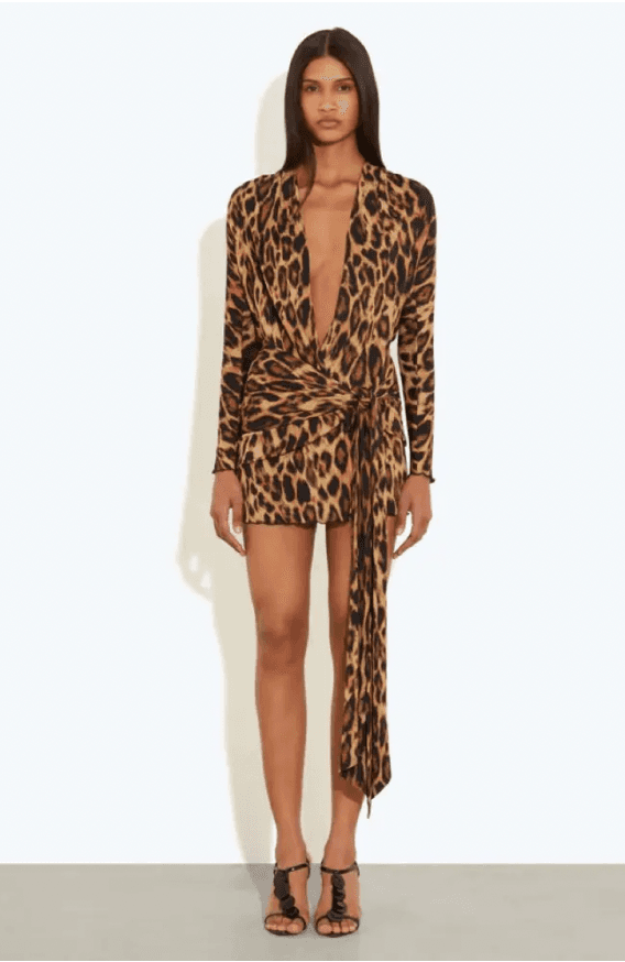Rat & Boa Sozzani Leopard Dress