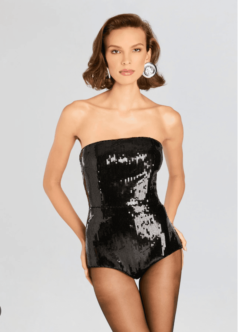 Retrofete Estella Sequin Romper