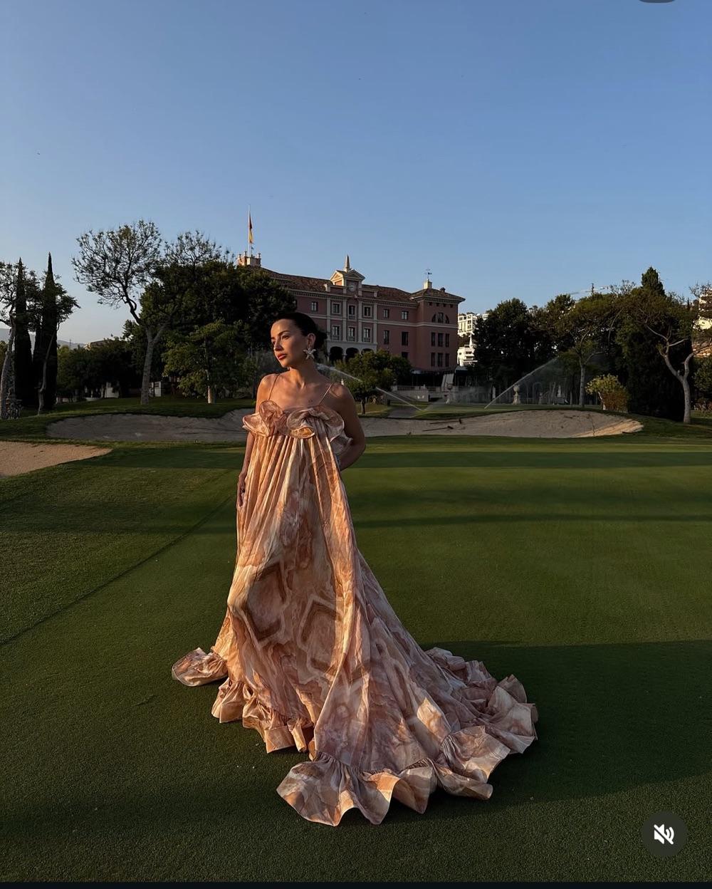 Zimmermann Illuminate Flounce Gown