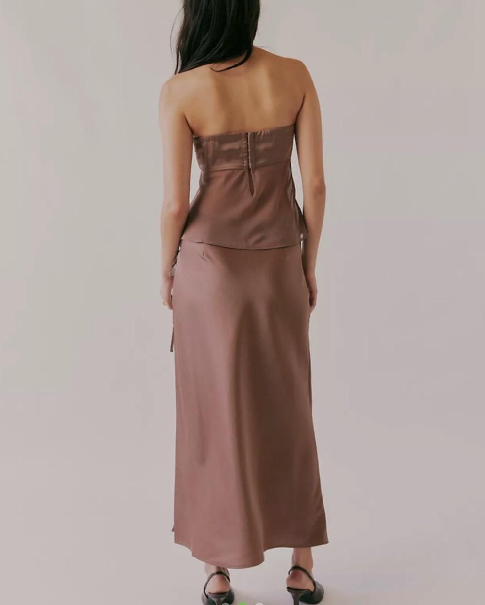 Ownley maxi Skirt and strapless Top set — photo 2 of 3