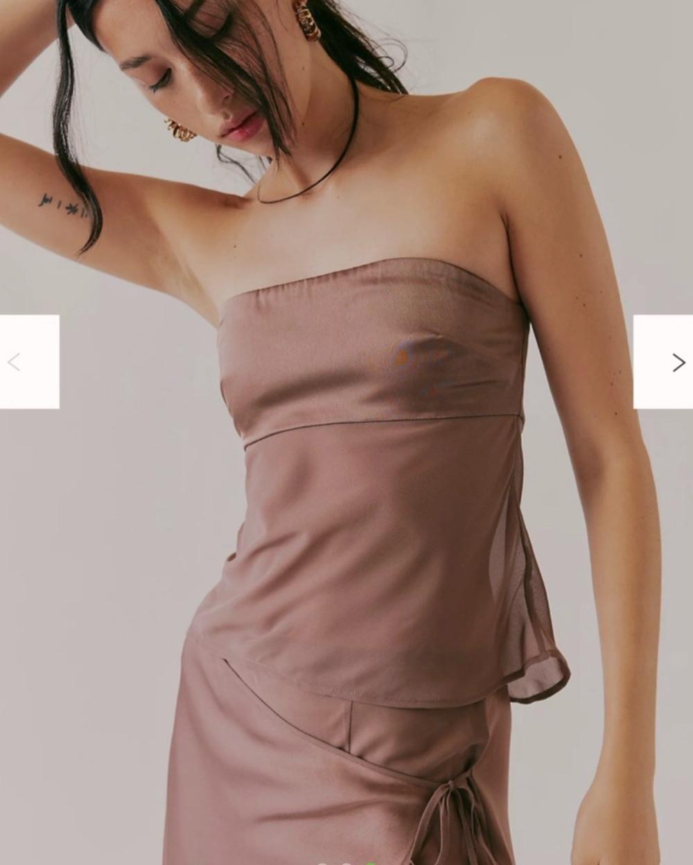 Ownley maxi Skirt and strapless Top set — photo 3 of 3