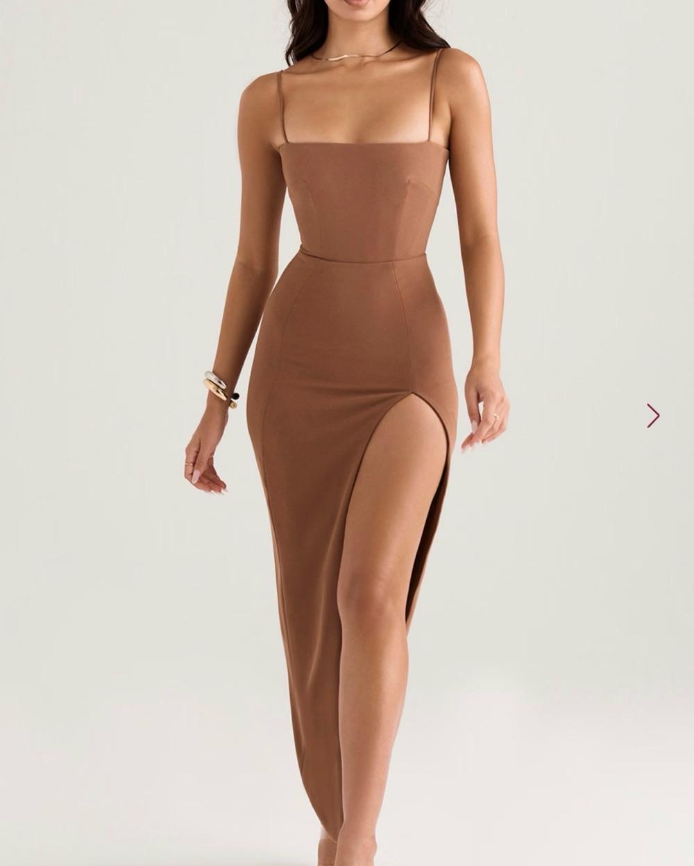 'Jaida' Toast corset maxi dress — photo 3 of 5