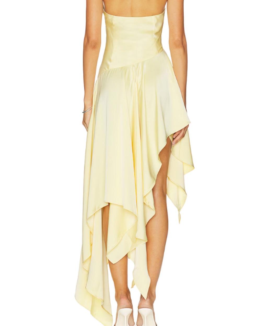 Eldrid gown in light yellow — photo 2 of 2