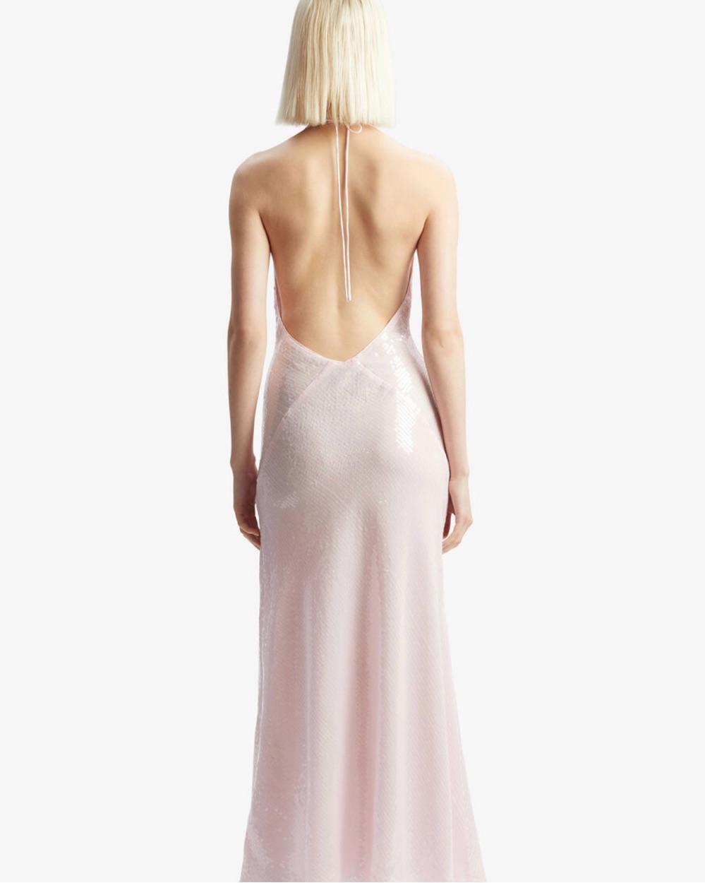 Bardot Aradia Sequin Halter Gown — photo 3 of 3