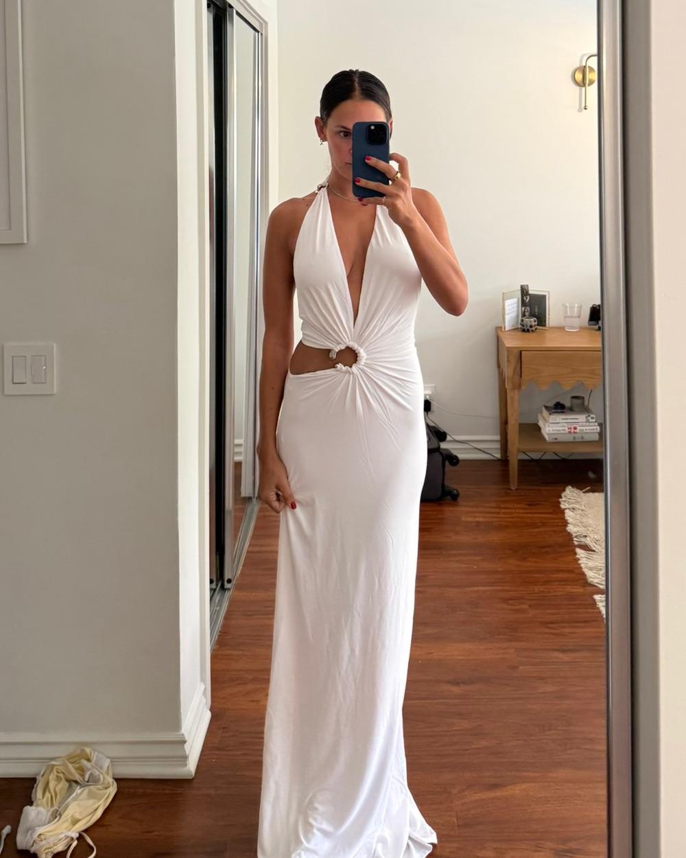 Misha Devon Cupro gown — photo 2 of 4