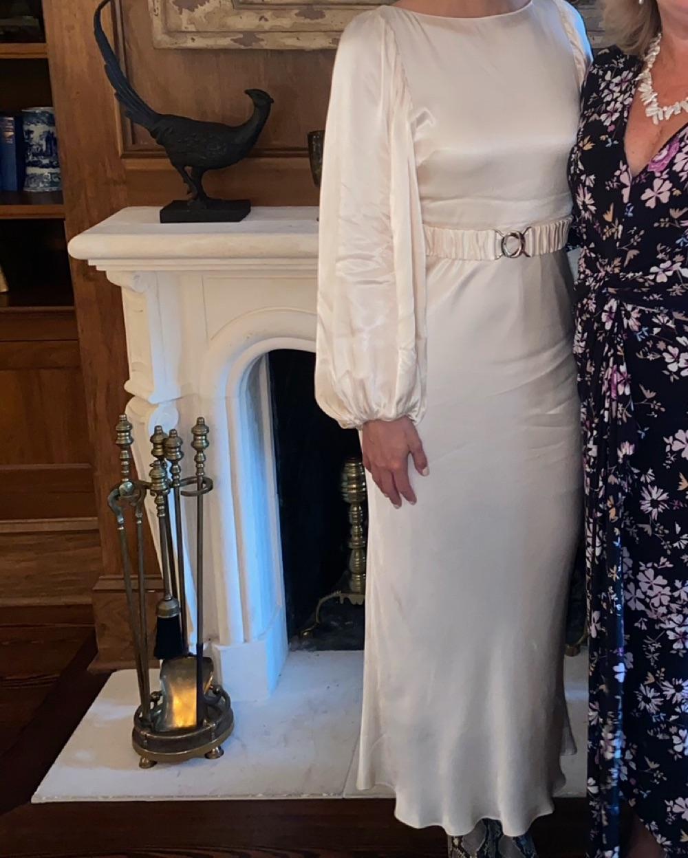 Classic Cream Silk Shona Joy Dress — photo 2 of 4