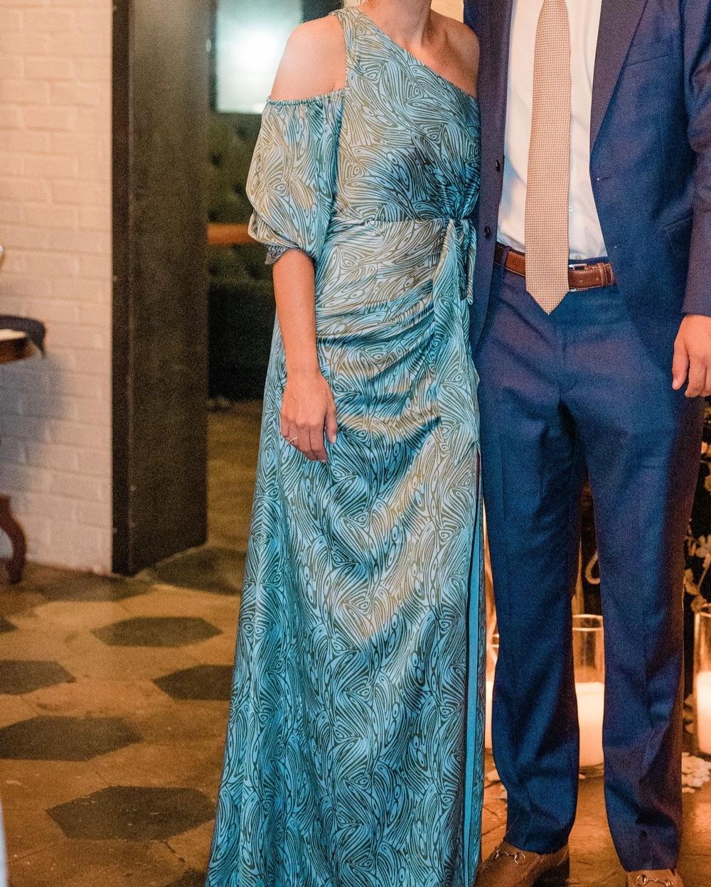 One Shoulder Cinq a Sept Dress — photo 1 of 2