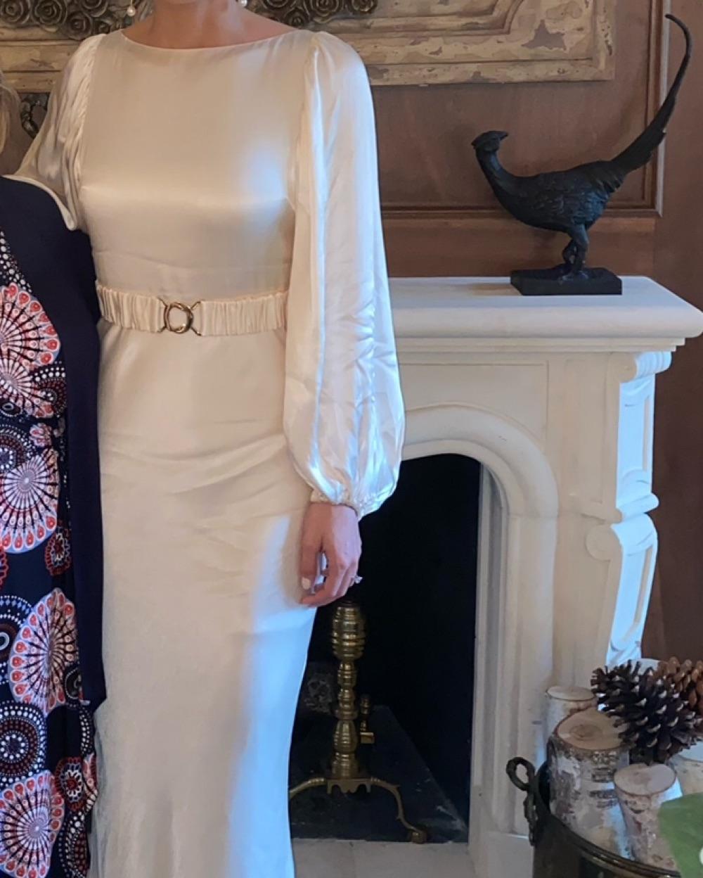 Classic Cream Silk Shona Joy Dress