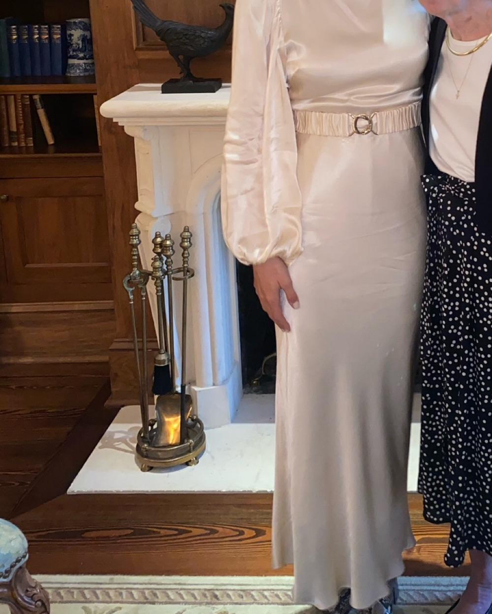 Classic Cream Silk Shona Joy Dress — photo 4 of 4