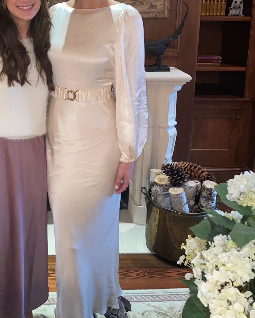 Classic Cream Silk Shona Joy Dress — photo 3 of 4