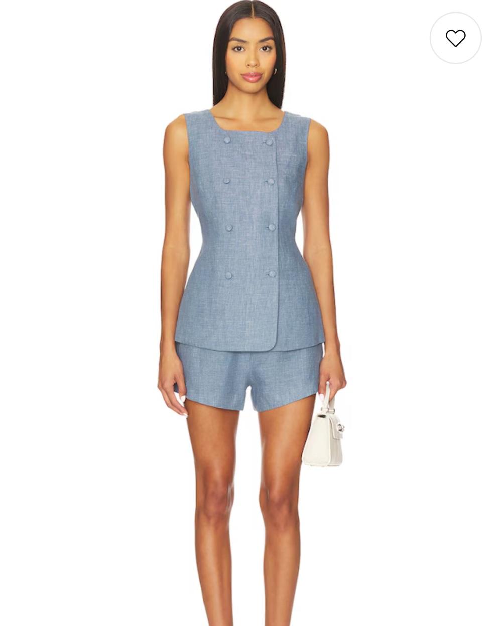 Posse Thea Vest and Shorts Set