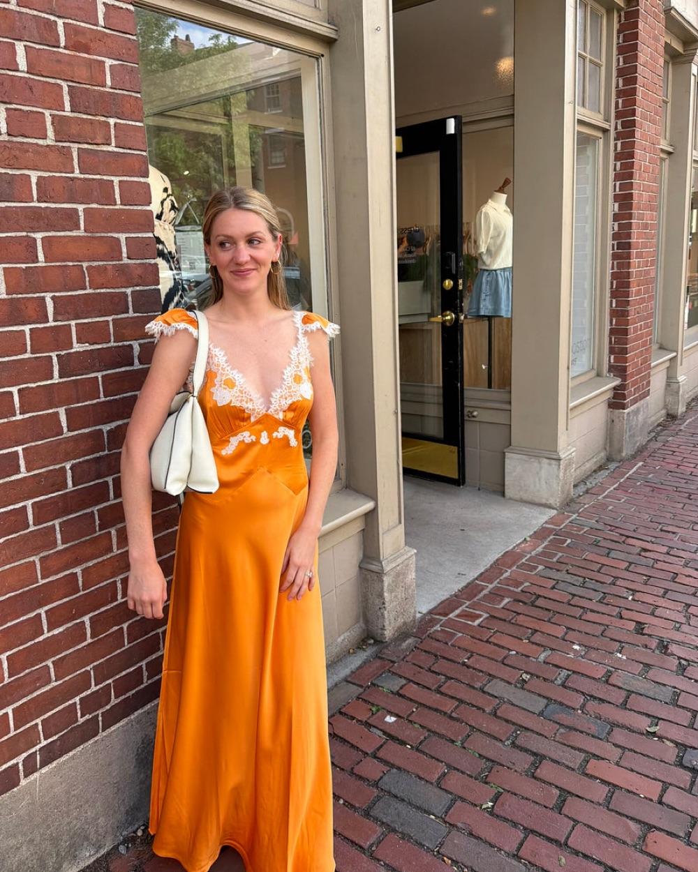 Doen Fiona Dress Tangerine - M — photo 6 of 6