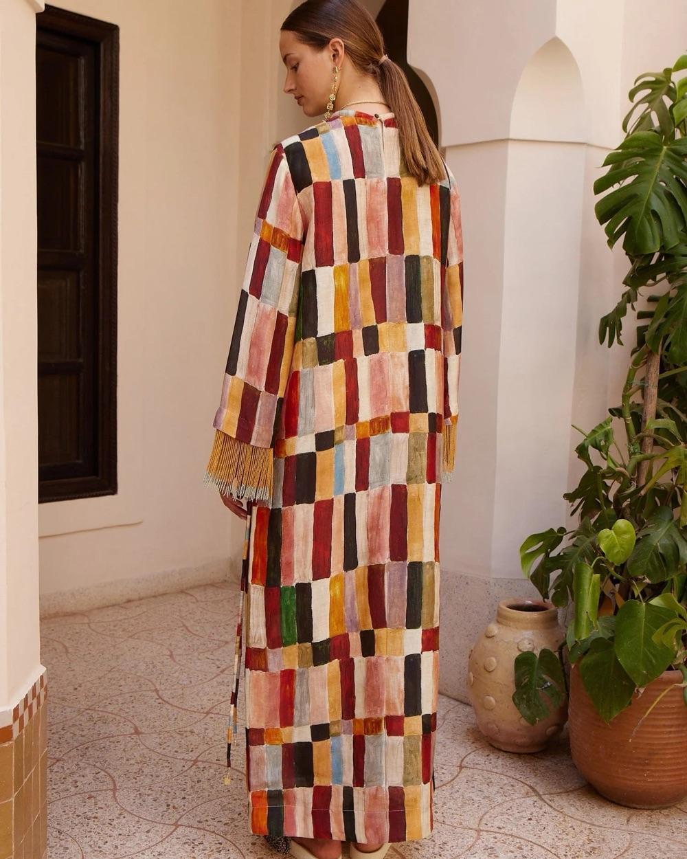 Alemais Majorelle Tunic Linen Dress US 6 — photo 3 of 3