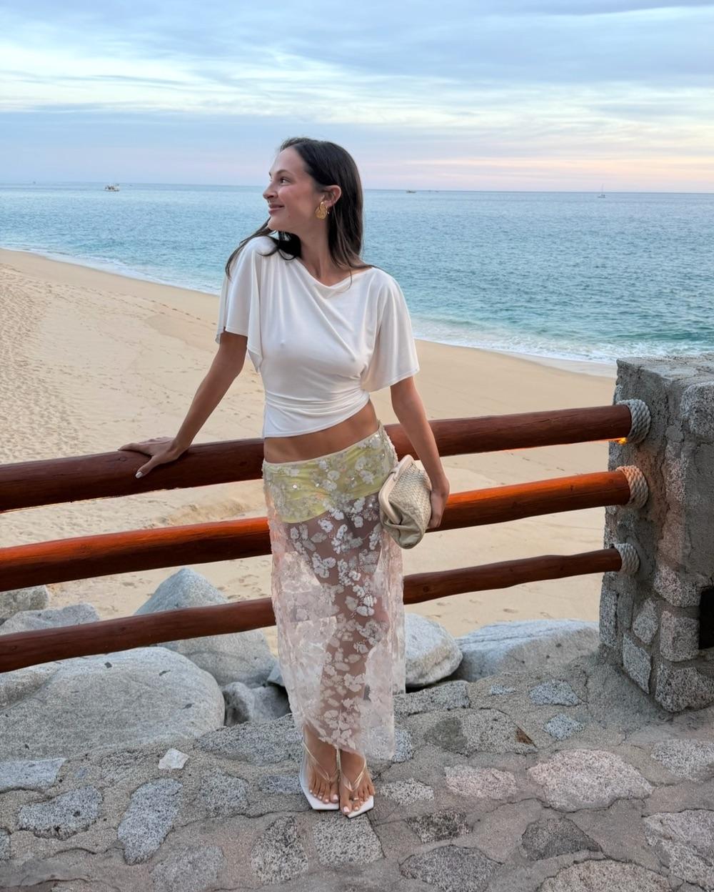Siedres wells midi skirt