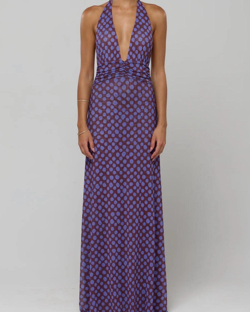 RESA polka dot maxi dress