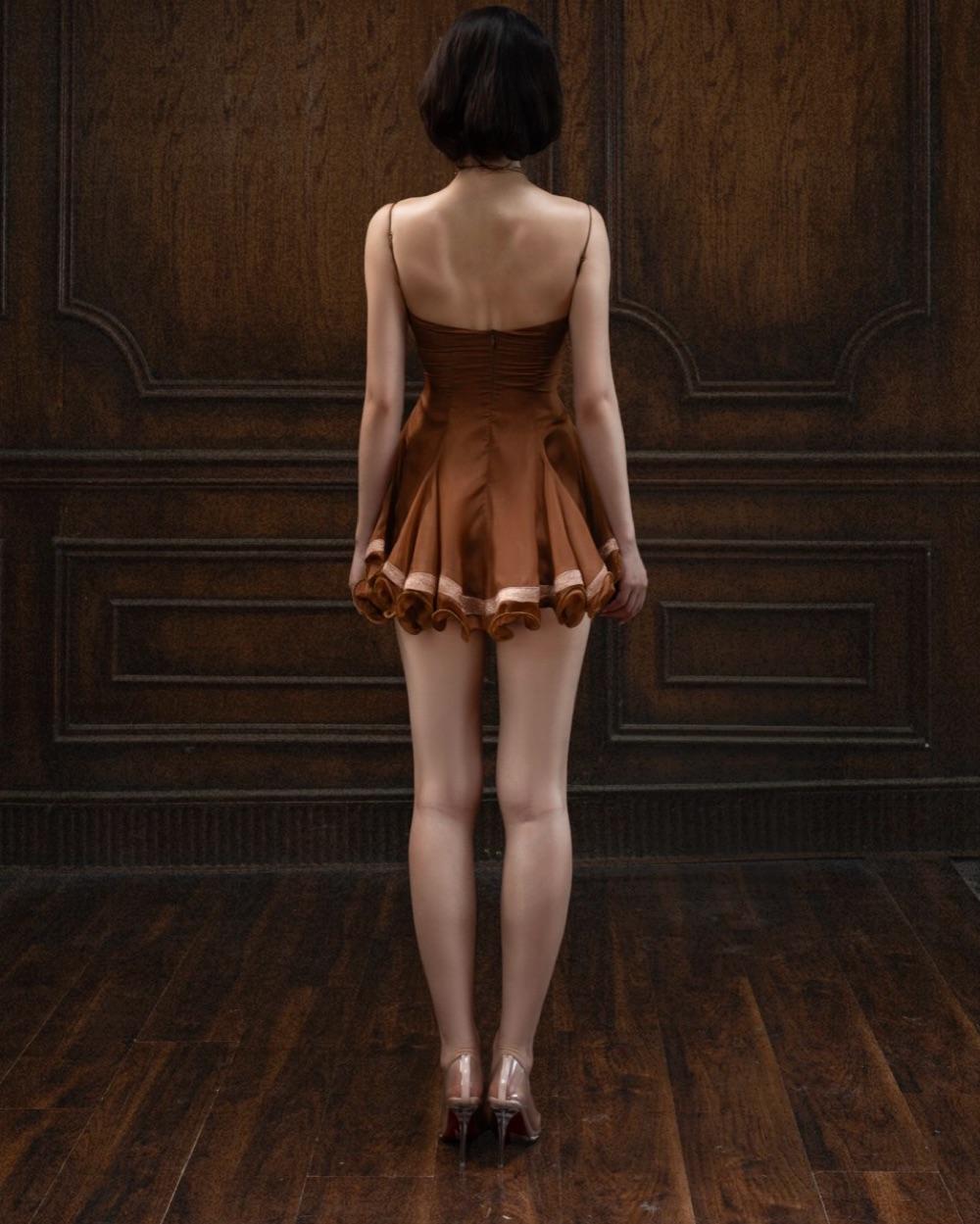 Huelley Rose Shtobe Dress - Brown — photo 5 of 6